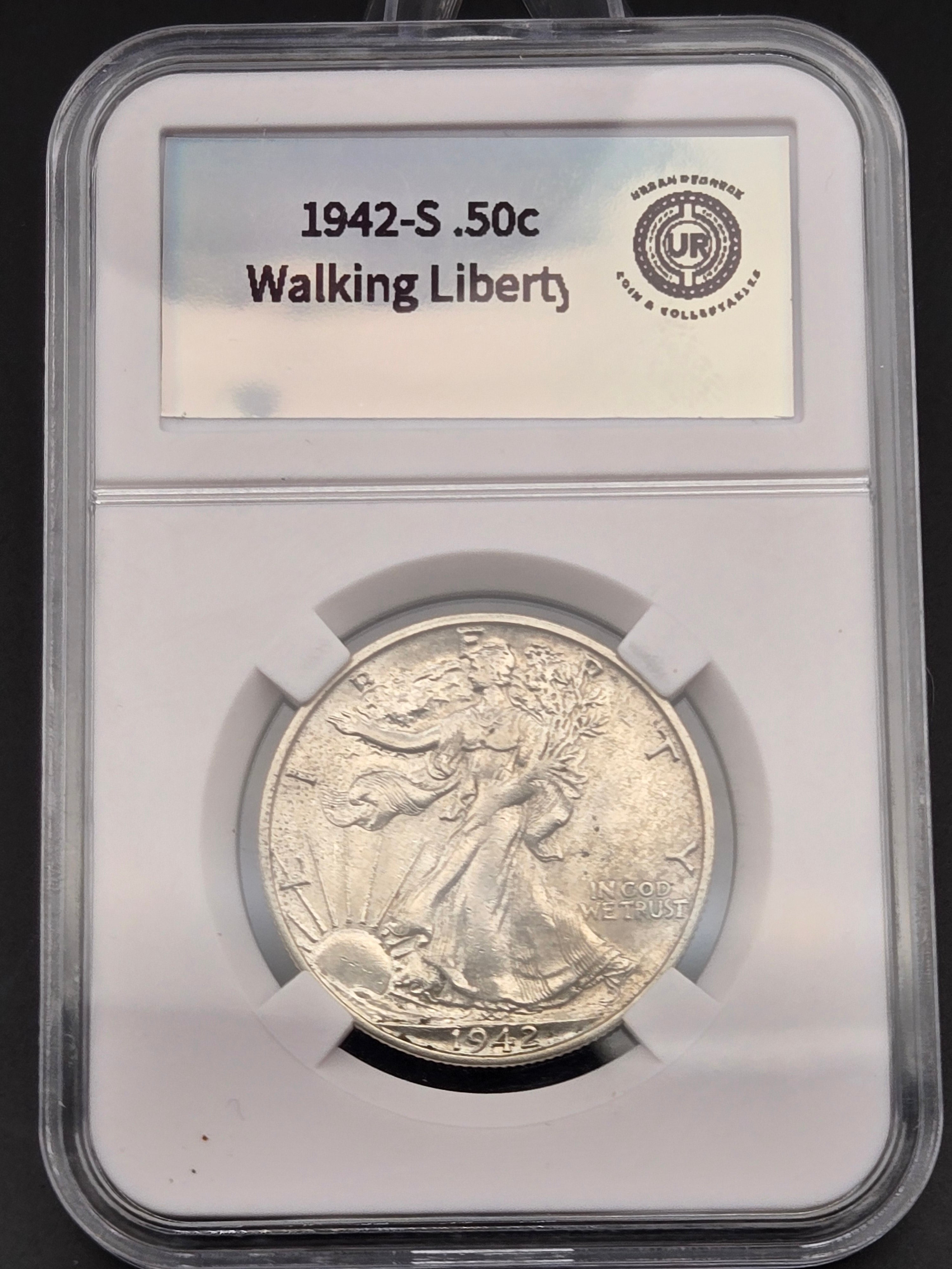 1942-S Liberty Walker Half~ Sharp Coin