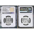 👀1958-D 50C Franklin Half Dollar Brilliant UNC NGC w/Org Bag Fragment #248